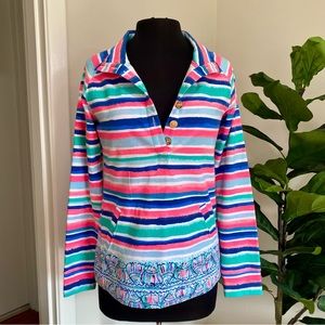Lilly Pulitzer Captain Popover in Sandy Shell Print
